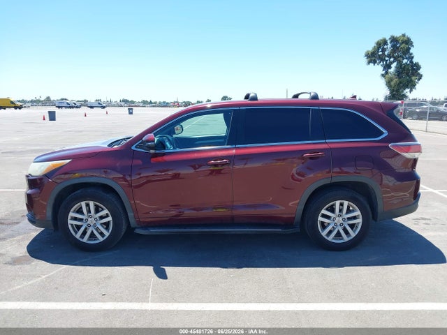 Toyota Highlander Le 2015 5TDZARFH2FS016079 Image 14