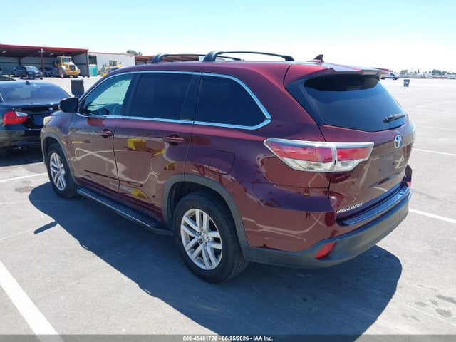 Toyota Highlander Le 2015 5TDZARFH2FS016079 Image 3