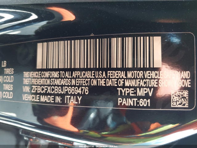 ZFBCFXCB9JP669476 Fiat 500x Trekking Fwd