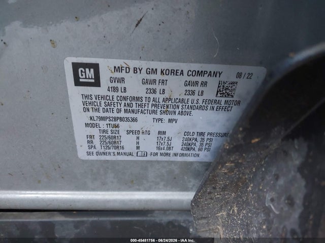 Chevrolet Trailblazer Fwd Lt 2023 KL79MPS28PB035366 Image 9