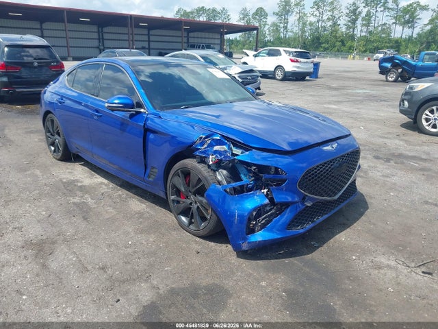 2022 Genesis G70 3.3t Rwd მანქანა იყიდება აუქციონზე, vin: KMTG54TE1NU103279, აუქციონის ნომერი: 45481839