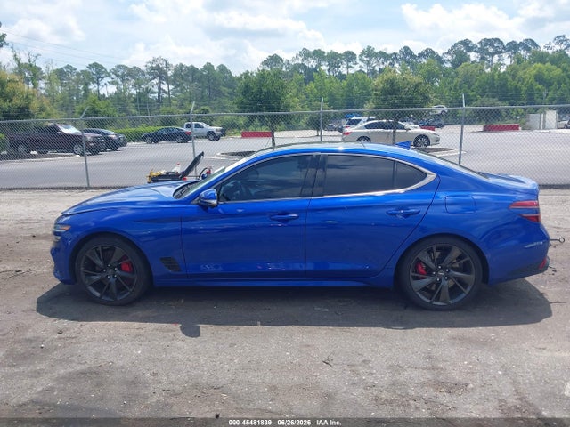 2022 Genesis G70 3.3t Rwd მანქანა იყიდება აუქციონზე, vin: KMTG54TE1NU103279, აუქციონის ნომერი: 45481839