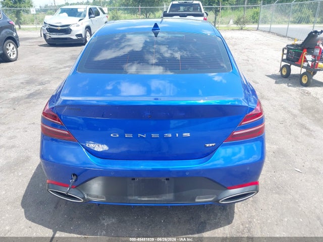 2022 Genesis G70 3.3t Rwd მანქანა იყიდება აუქციონზე, vin: KMTG54TE1NU103279, აუქციონის ნომერი: 45481839