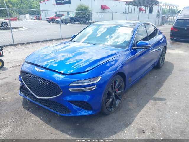 2022 Genesis G70 3.3t Rwd მანქანა იყიდება აუქციონზე, vin: KMTG54TE1NU103279, აუქციონის ნომერი: 45481839