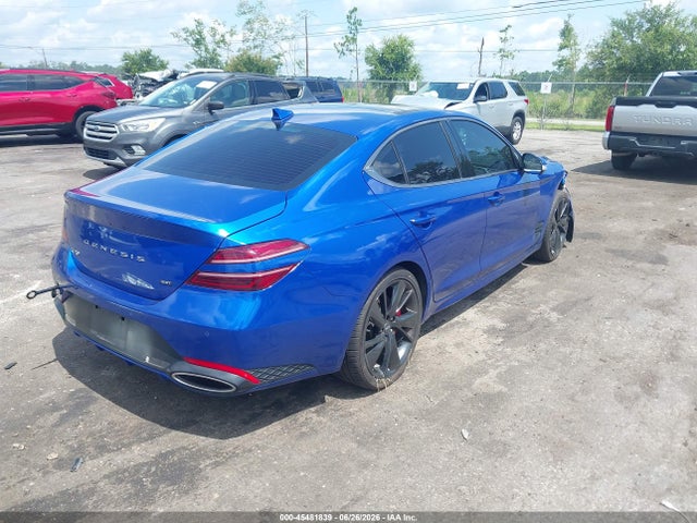2022 Genesis G70 3.3t Rwd მანქანა იყიდება აუქციონზე, vin: KMTG54TE1NU103279, აუქციონის ნომერი: 45481839
