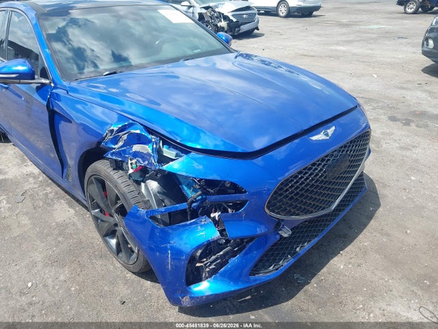 2022 Genesis G70 3.3t Rwd მანქანა იყიდება აუქციონზე, vin: KMTG54TE1NU103279, აუქციონის ნომერი: 45481839