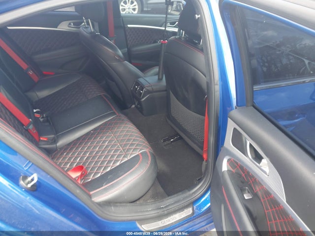 2022 Genesis G70 3.3t Rwd მანქანა იყიდება აუქციონზე, vin: KMTG54TE1NU103279, აუქციონის ნომერი: 45481839