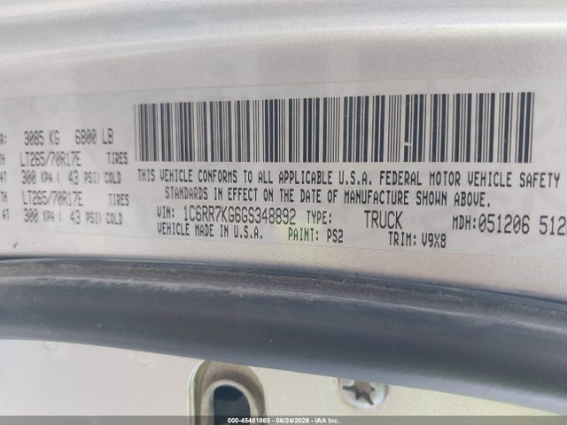 RAM 1500 Tradesman 2016 1C6RR7KG6GS348892 Image 9
