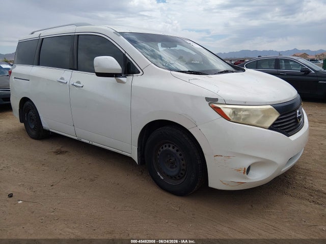 2014 Nissan Quest S მანქანა იყიდება აუქციონზე, vin: JN8AE2KP0E9108136, აუქციონის ნომერი: 45482008