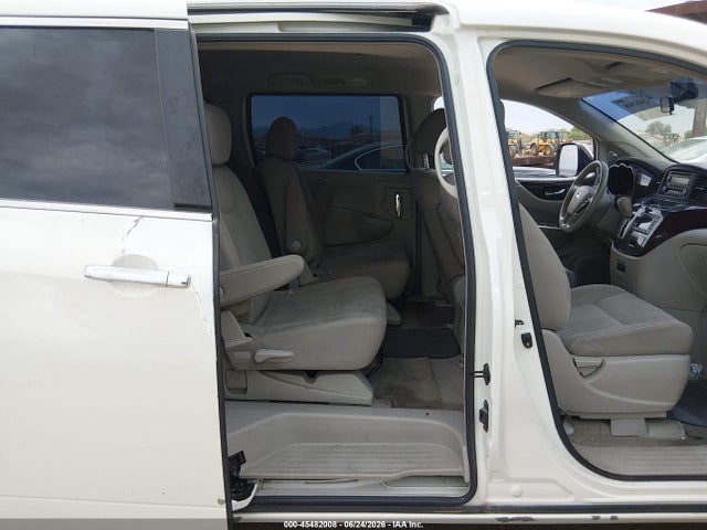 2014 Nissan Quest S მანქანა იყიდება აუქციონზე, vin: JN8AE2KP0E9108136, აუქციონის ნომერი: 45482008