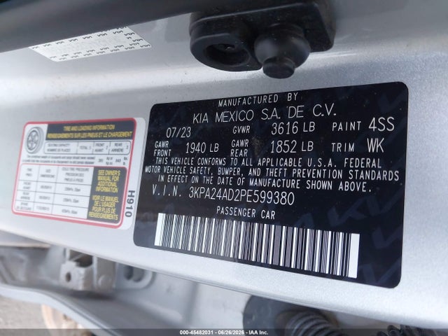 KIA RIO LX 2023 3KPA24AD2PE599380 Image 9
