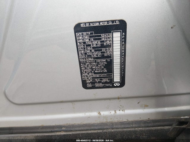 Продажа на аукционе авто 2019 Infiniti Qx50, vin: 3PCAJ5M34KF147171, номер лота: 45482112