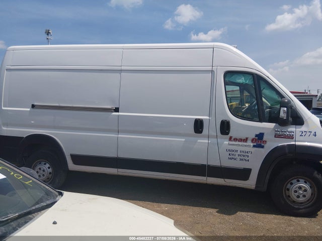 2022 Ram Promaster 2500 High Roof 159 Wb მანქანა იყიდება აუქციონზე, vin: 3C6LRVDG7NE110623, აუქციონის ნომერი: 45482227