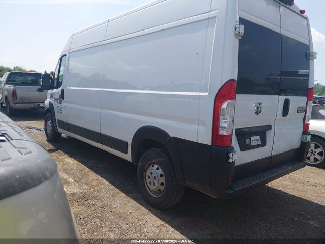 2022 Ram Promaster 2500 High Roof 159 Wb მანქანა იყიდება აუქციონზე, vin: 3C6LRVDG7NE110623, აუქციონის ნომერი: 45482227