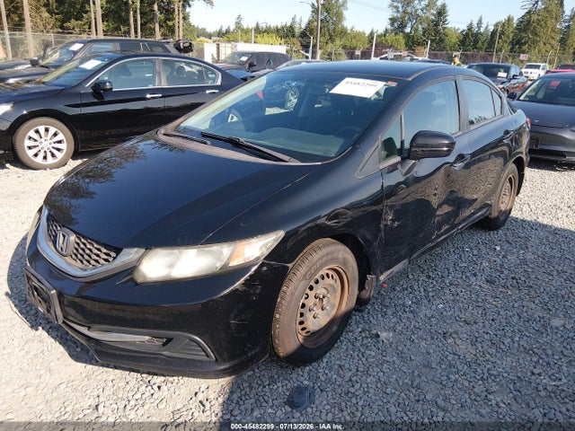 Honda Civic Lx 2014 19XFB2F56EE018830 Image 2