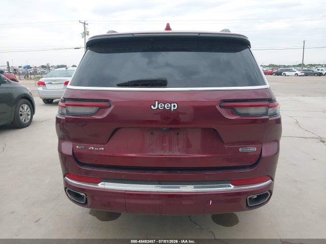 45482457 :رقم المزاد ، 1C4RJKDG9N8520309 vin ، 2022 Jeep Grand Cherokee L Overland 4x4 مزاد بيع