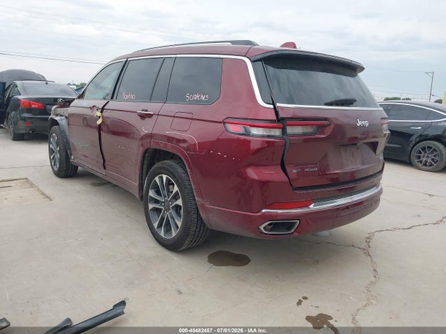 45482457 :رقم المزاد ، 1C4RJKDG9N8520309 vin ، 2022 Jeep Grand Cherokee L Overland 4x4 مزاد بيع