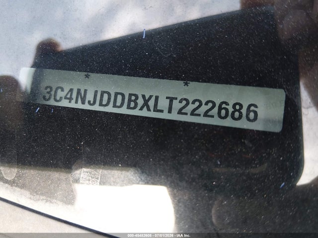 Продаж на аукціоні авто 2020 Jeep Compass Trailhawk 4x4, vin: 3C4NJDDBXLT222686, номер лоту: 45482608