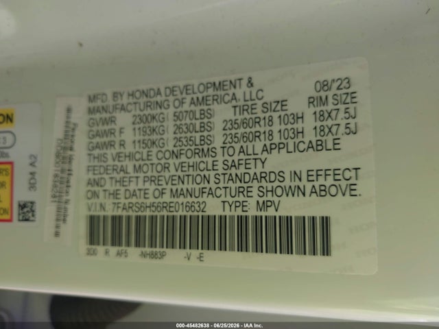 7FARS6H56RE016632 Honda Cr-v Hybrid Sport