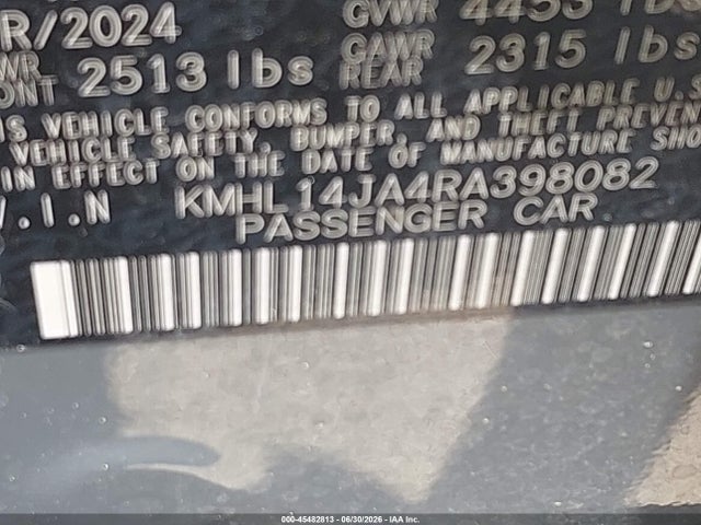 Hyundai SONATA SEL 2024 KMHL14JA4RA398082 Image 9
