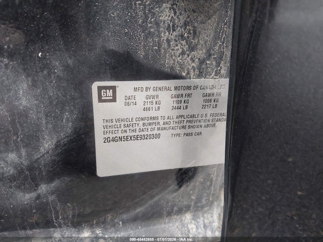Продажа на аукционе авто 2014 Buick Regal Turbo/e-assist Premium I, vin: 2G4GN5EX5E9320300, номер лота: 45482855