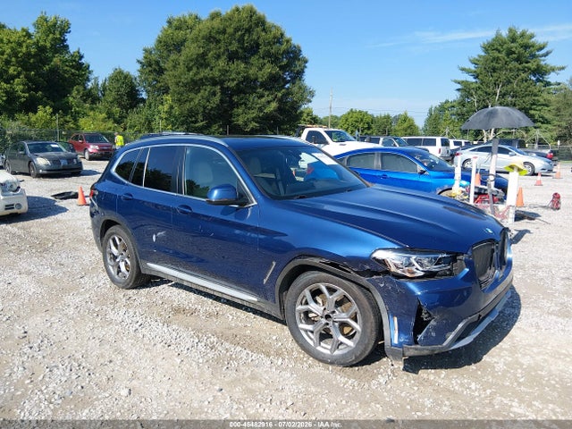 Продаж на аукціоні авто 2022 Bmw X3 Sdrive30i, vin: 5UX43DP0XN9N06037, номер лоту: 45482916