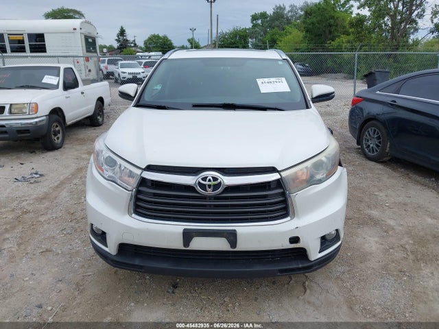 2015 Toyota Highlander Xle V6 მანქანა იყიდება აუქციონზე, vin: 5TDJKRFH5FS129647, აუქციონის ნომერი: 45482935
