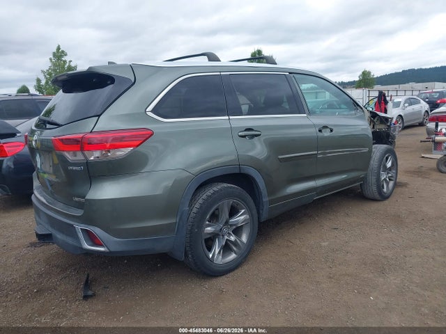 5TDDGRFH0JS038180 Toyota Highlander Hybrid Limited Platinum