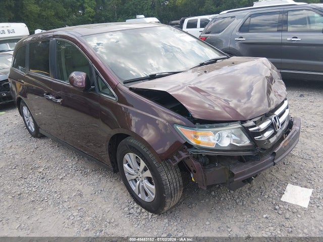 45483152 :رقم المزاد ، 5FNRL5H64EB100342 vin ، 2014 Honda Odyssey Ex-l مزاد بيع