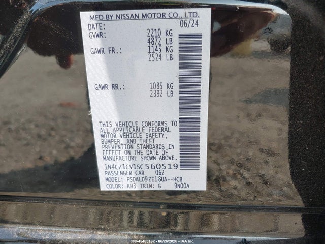 Nissan Leaf Sv Plus 2025 1N4CZ1CV1SC560519 Image 9