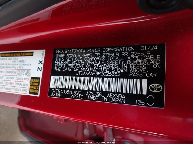 Toyota Crown Limited 2024 JTDAAAAF8R3026352 Image 9