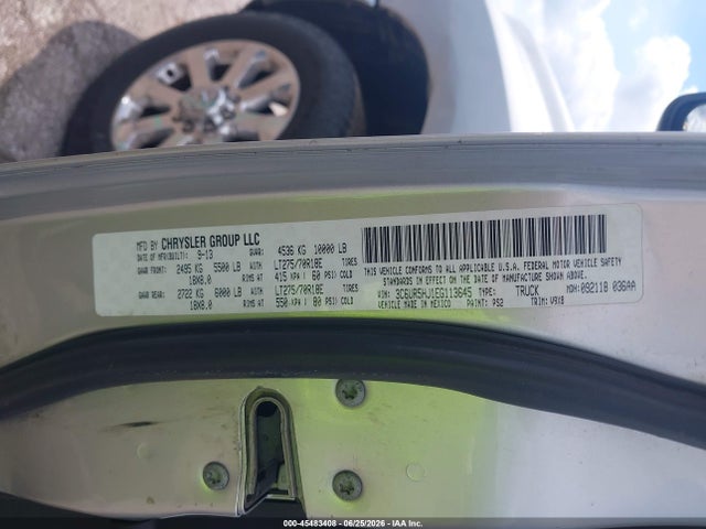 45483408 :رقم المزاد ، 3C6UR5HJ1EG113645 vin ، 2014 Ram 2500 Tradesman مزاد بيع
