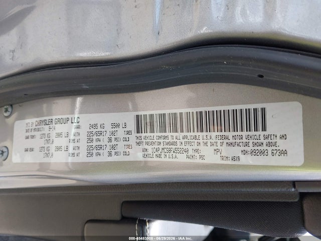 Jeep Cherokee Latitude 2015 1C4PJMCS8FW552240 Image 9