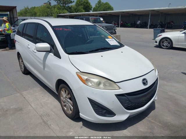 2012 Mazda Mazda5 Sport მანქანა იყიდება აუქციონზე, vin: JM1CW2BL7C0105461, აუქციონის ნომერი: 45483601