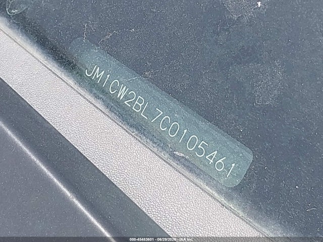 45483601 :رقم المزاد ، JM1CW2BL7C0105461 vin ، 2012 Mazda Mazda5 Sport مزاد بيع