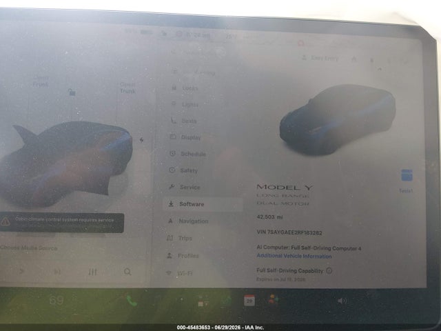 Aukcja sprzedaży 2024 Tesla Model Y Long Range Dual Motor All-wheel Drive, vin: 7SAYGAEE2RF183282, numer aukcji: 45483653