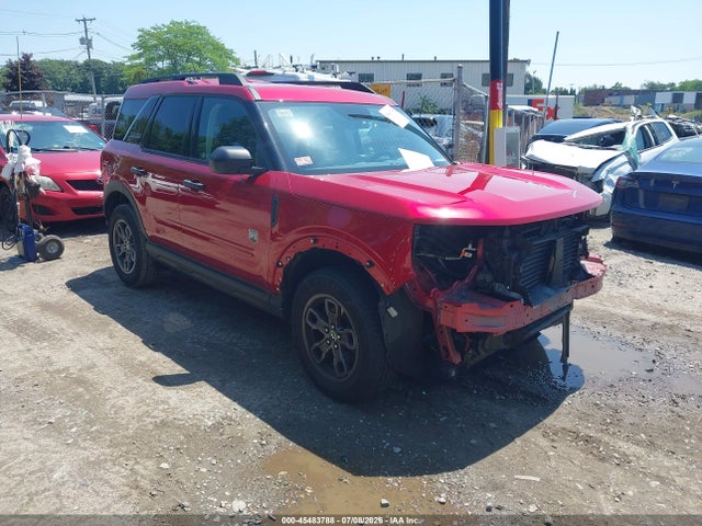 45483788 :رقم المزاد ، 3FMCR9B66MRB19262 vin ، 2021 Ford Bronco Sport Big Bend مزاد بيع