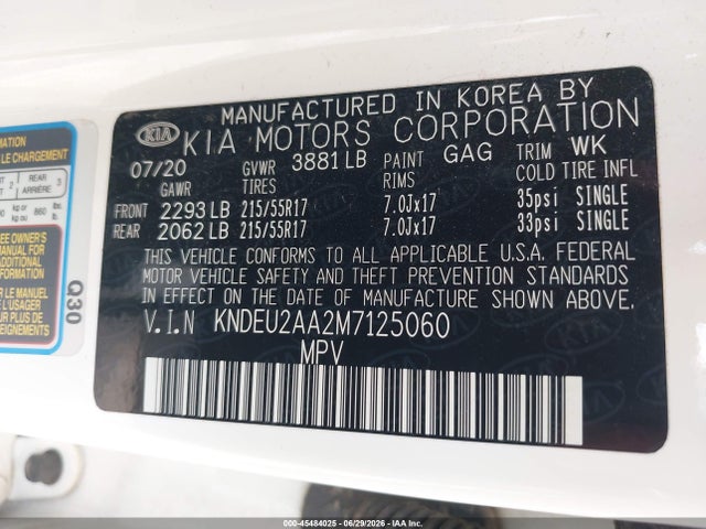 KIA SELTOS S 2021 KNDEU2AA2M7125060 Image 9