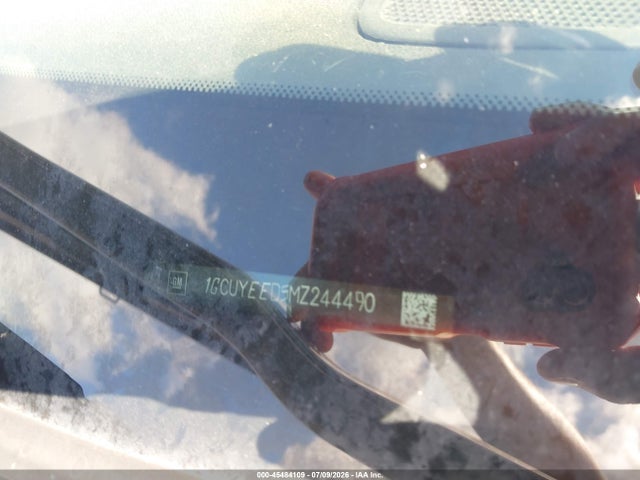 45484109 :رقم المزاد ، 1GCUYEED5MZ244490 vin ، 2021 Chevrolet Silverado 1500 4wd  Short Bed Rst مزاد بيع