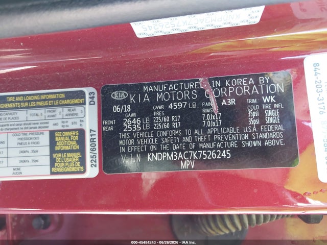 KIA Sportage Lx 2019 KNDPM3AC7K7526245 Image 9