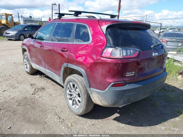 Auction sale of the 2019 Jeep Cherokee Latitude Plus 4x4, vin: 1C4PJMLN8KD229595, lot number: 45484272