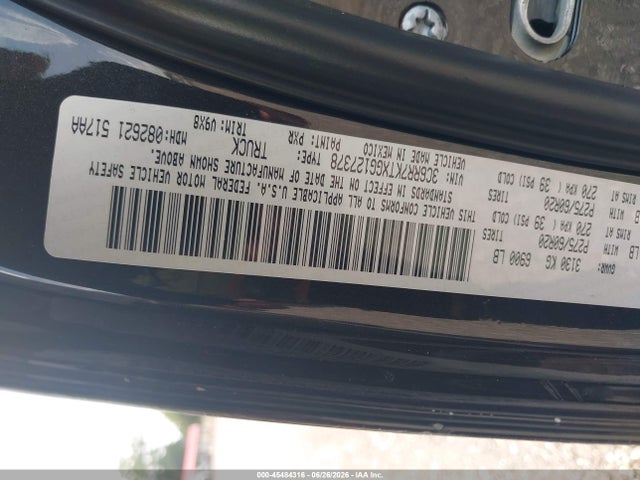 2016 Ram 1500 Express მანქანა იყიდება აუქციონზე, vin: 3C6RR7KTXGG127378, აუქციონის ნომერი: 45484316