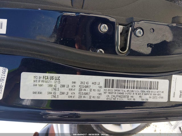 1C4NJPFA0GD599738 Jeep Patriot Latitude