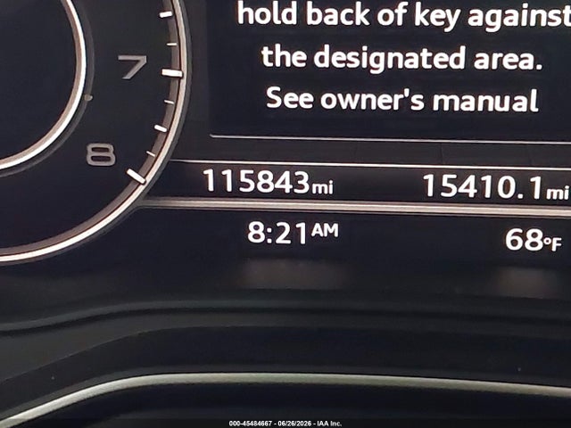 2017 Audi A4 Premium Plus მანქანა იყიდება აუქციონზე, vin: WAUENAF41HN014220, აუქციონის ნომერი: 45484667