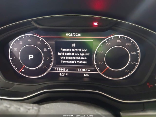 2017 Audi A4 Premium Plus მანქანა იყიდება აუქციონზე, vin: WAUENAF41HN014220, აუქციონის ნომერი: 45484667