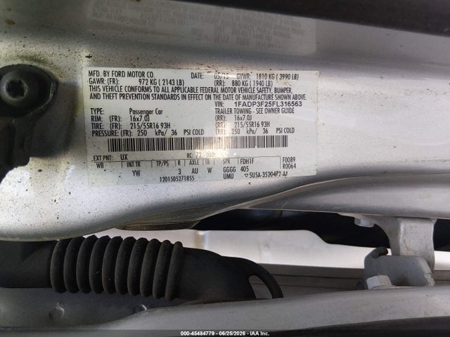 Auction sale of the 2015 Ford Focus Se, vin: 1FADP3F25FL316563, lot number: 45484779