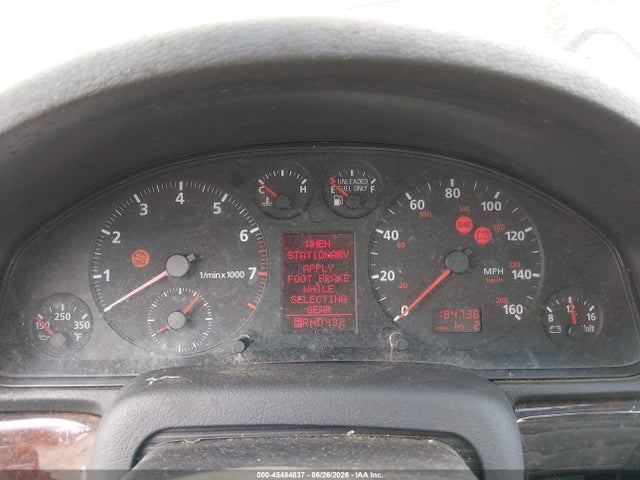 Продаж на аукціоні авто 1997 Audi A4 2.8 (a5) Quattro/2.8 (m5) Quattro, vin: WAUEA88D1VA188423, номер лоту: 45484837