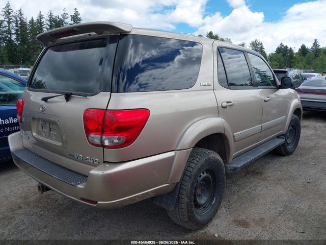 2007 Toyota Sequoia Limited მანქანა იყიდება აუქციონზე, vin: 5TDBT48A07S282913, აუქციონის ნომერი: 45484925