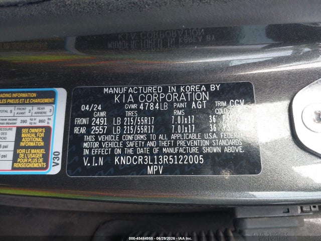KIA Niro Ev Wind 2024 KNDCR3L13R5122005 Image 9