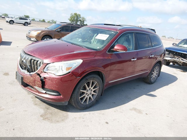 45485044 :رقم المزاد ، 5GAKVBKDXGJ315951 vin ، 2016 Buick Enclave Leather مزاد بيع